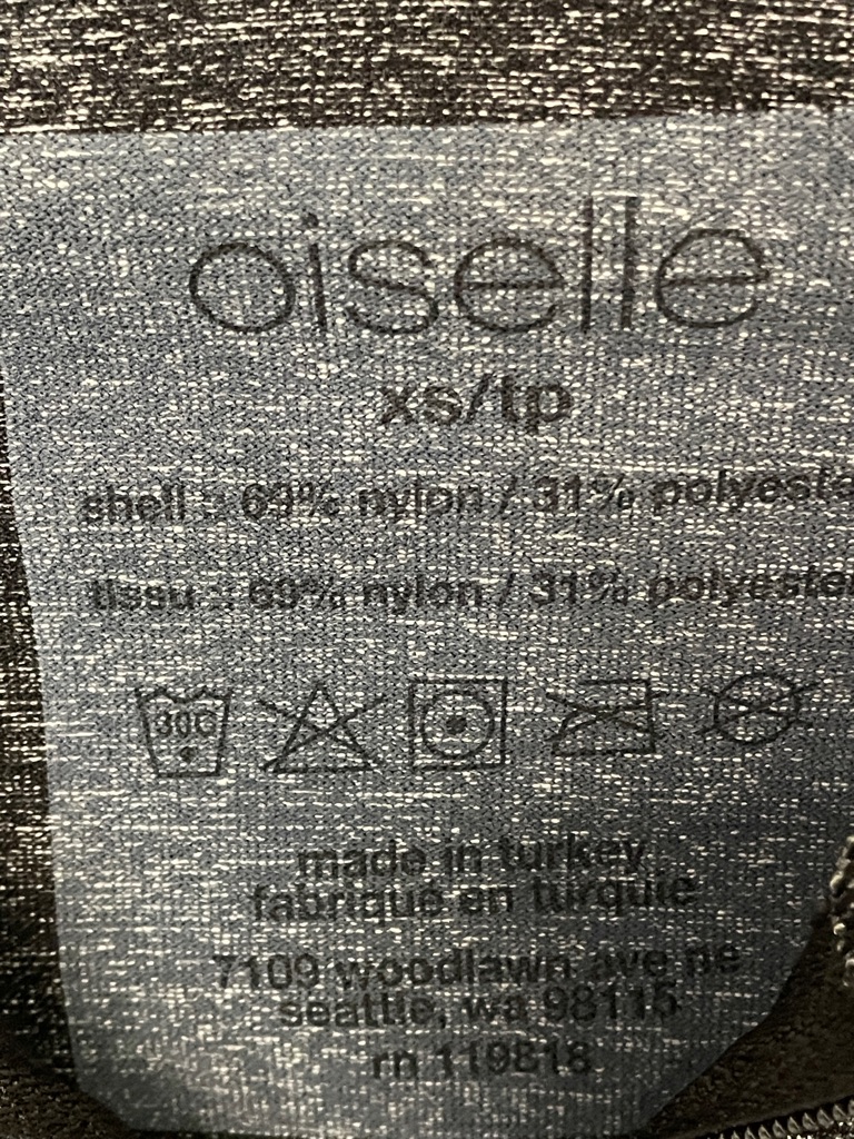 Oiselle Flyte Full Black Zip Xs Nwt! Workout Run — image 6 of 7